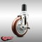 Service Caster 5 Inch 316SS Maroon Polyurethane Swivel 1-1/2 Inch Expanding Stem Caster Brake SCC-SS316EX20S514-PPUB-MRN-TLB-112 - alternate 4